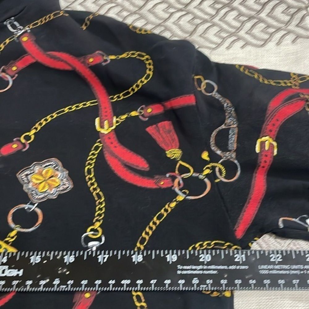 (N3) Zara chain print hoodie size S - Picture 6 of 8